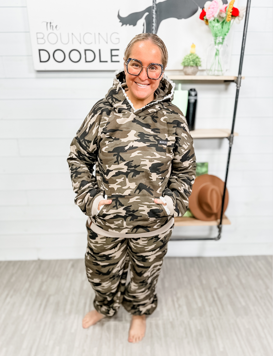 Ampersand - Comfort Zone Hoodie - Camo Lace