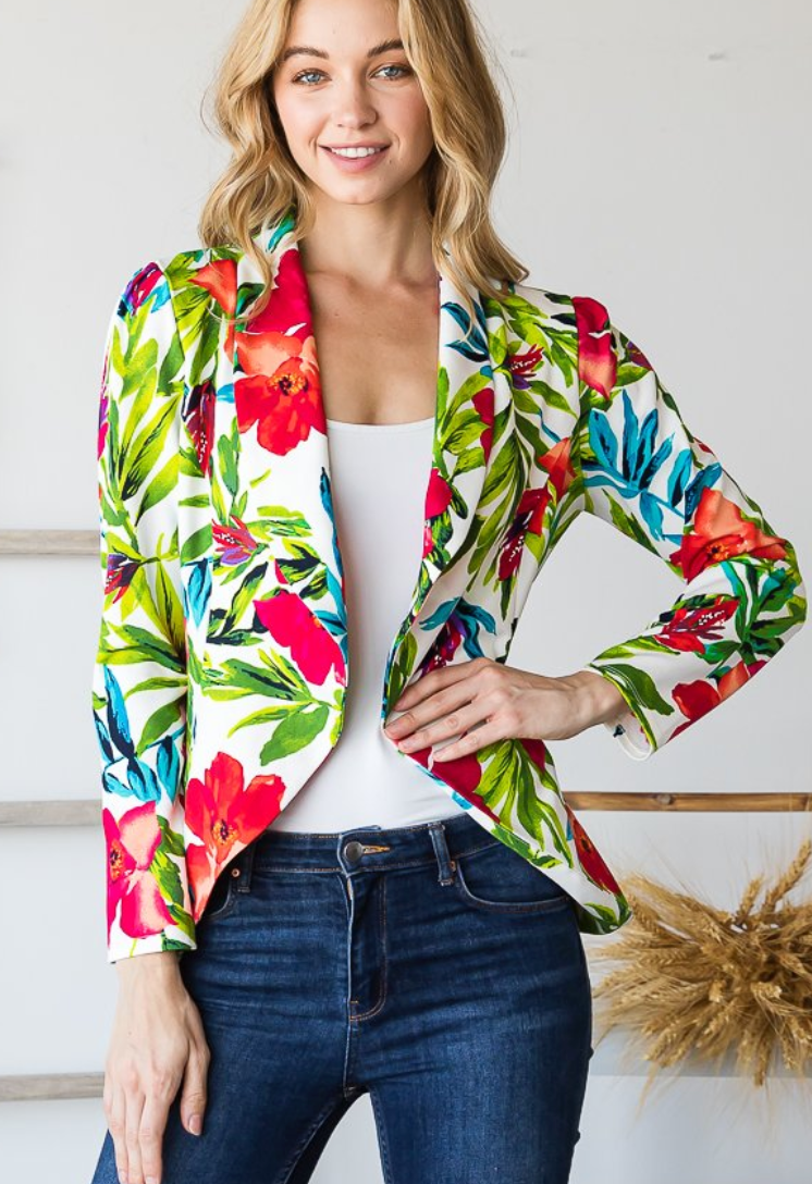 Heimish - Tropical Print Blazer