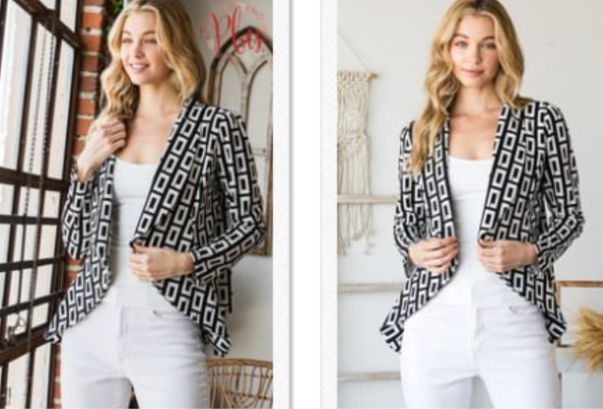 Heimish - Black & Ivory Blazer