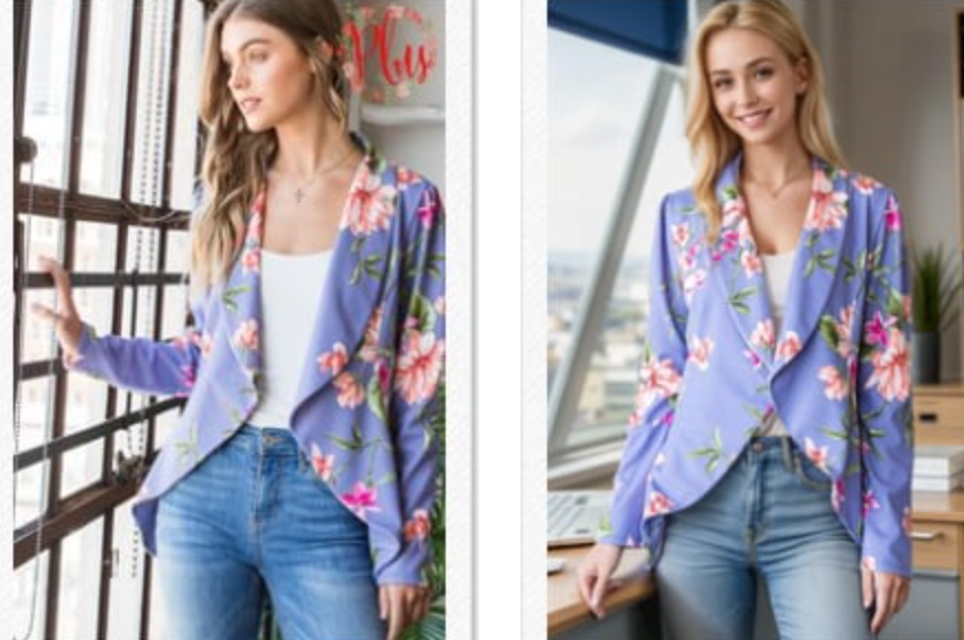 Heimish - Lavender Floral Blazer