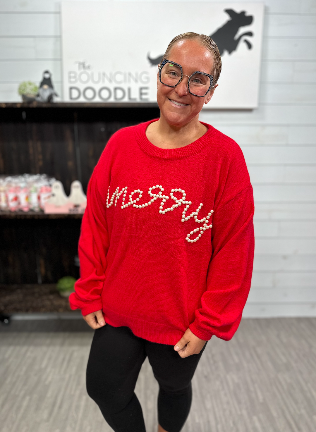 Bibi - Merry in Pearls Sweater