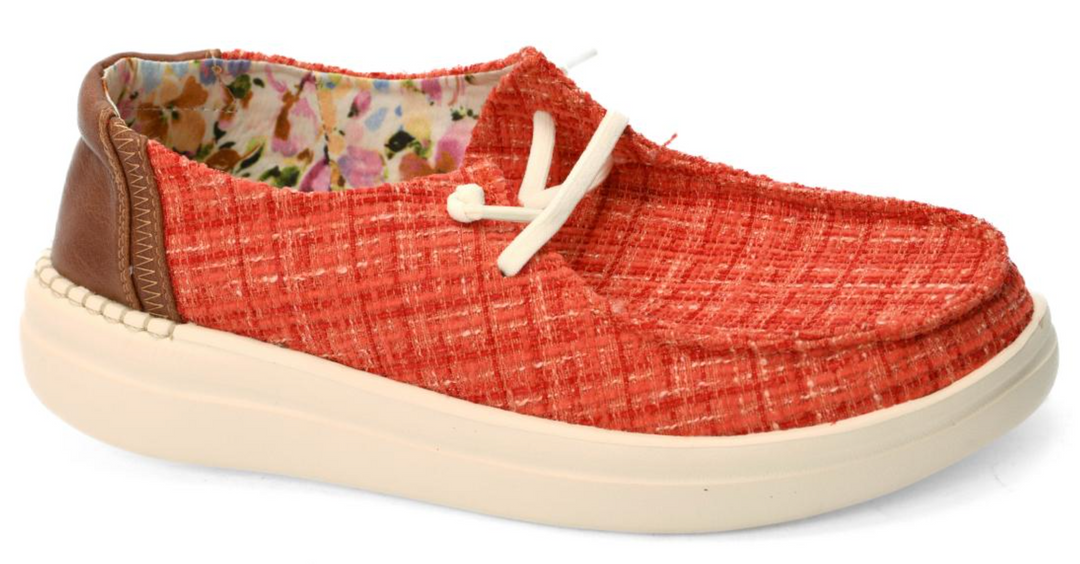 Corky's - Kayak 2 in Coral Tweed Shoe