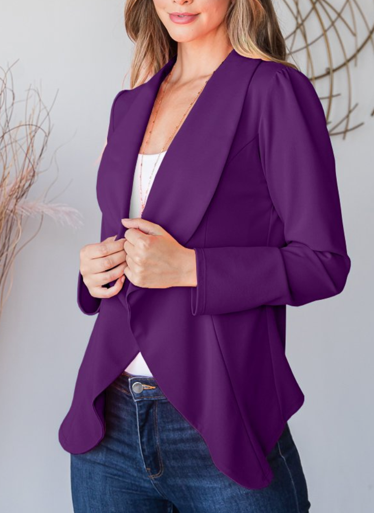 Heimish - Open Blazer Purple