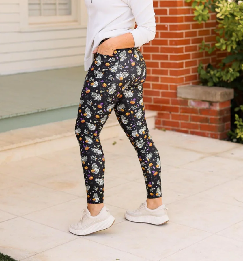 Julia Rose - Halloween Leggings - Gnomes