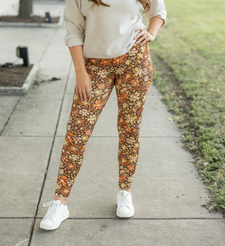 Julia Rose - Halloween Leggings - Autumn Fall