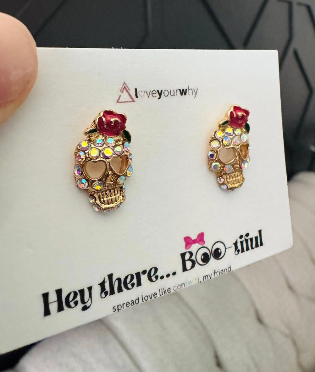 Halloween Earrings - Skull