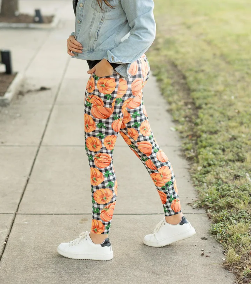 Julia Rose - Halloween Leggings - Pumpkin