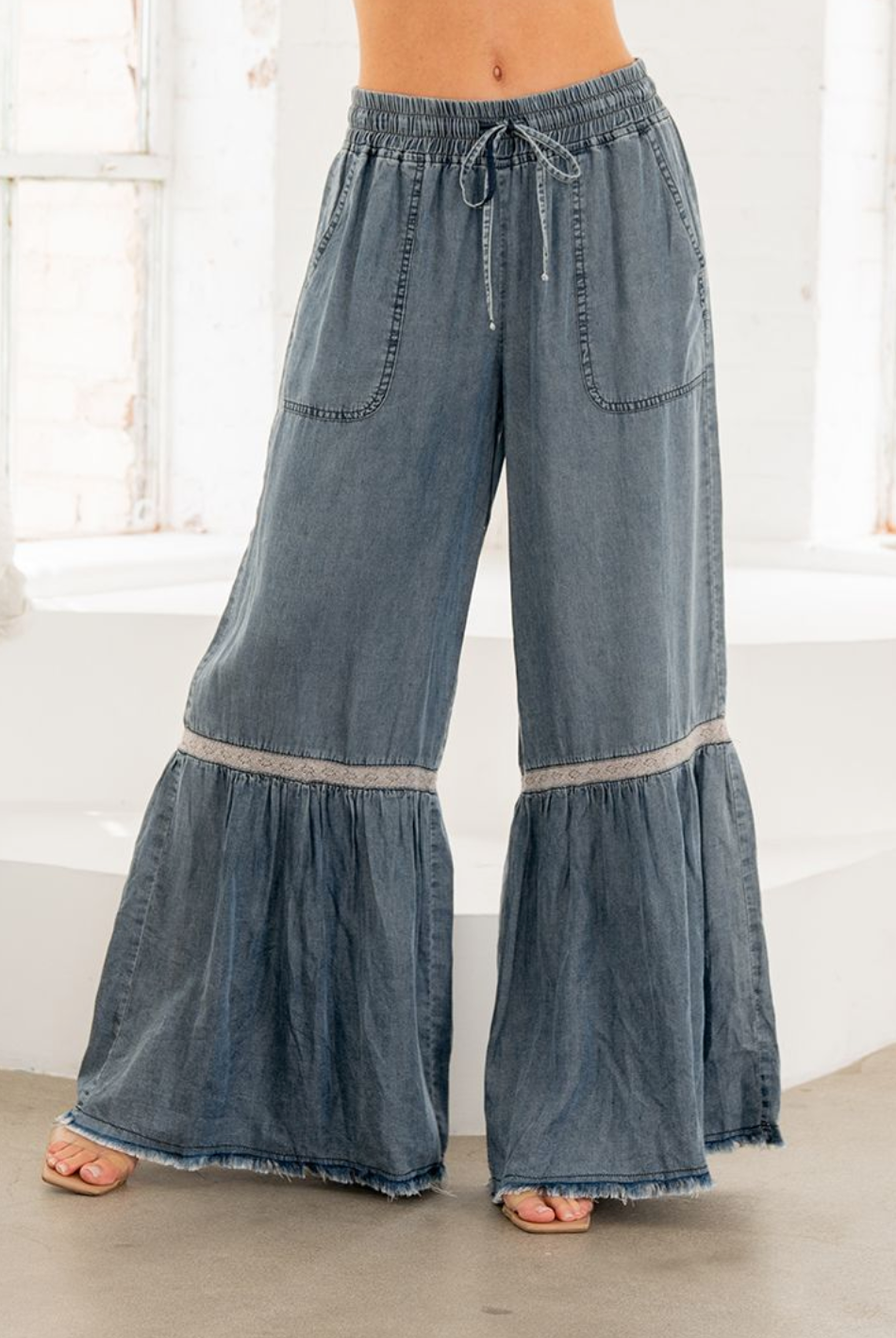 Sew in Love October - Palazzo Denim Pants