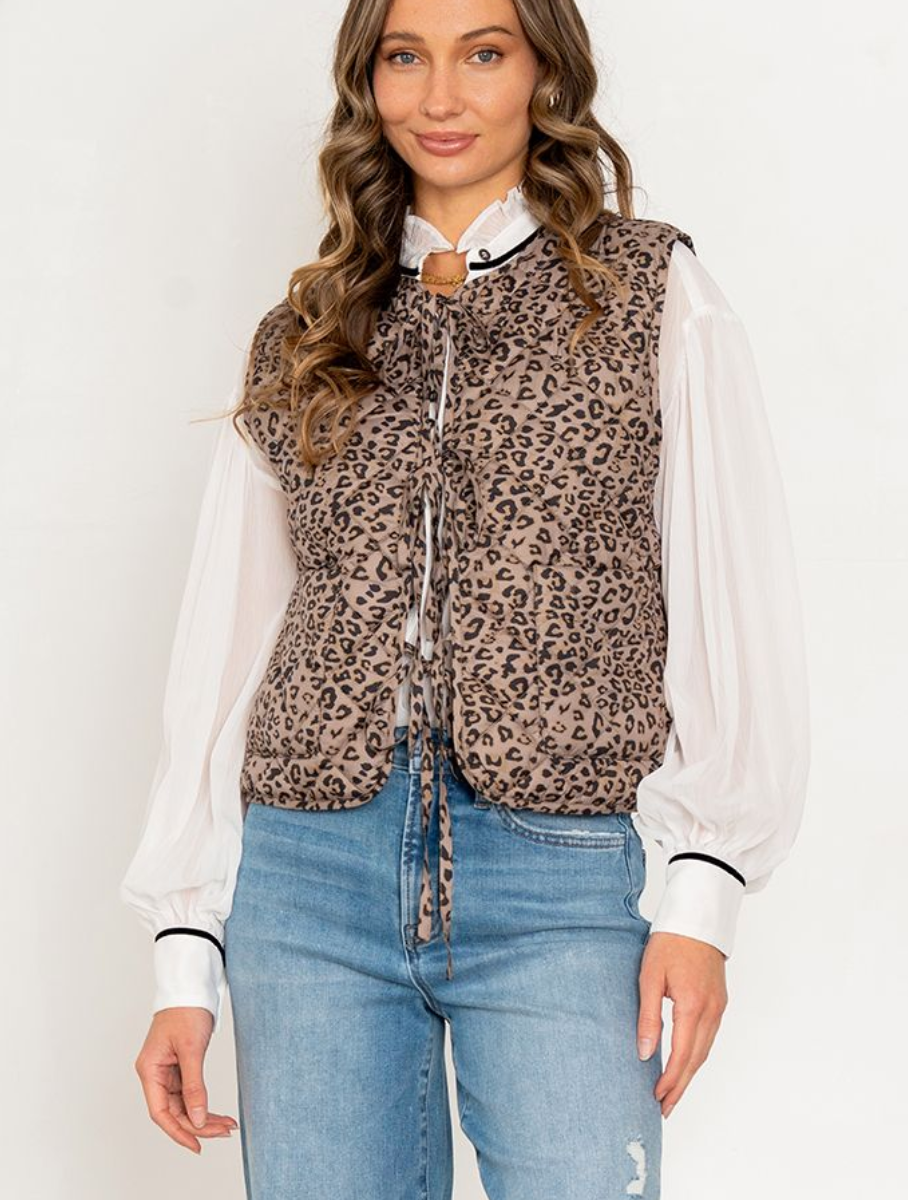 Sew in Love October - Cheetah Vest