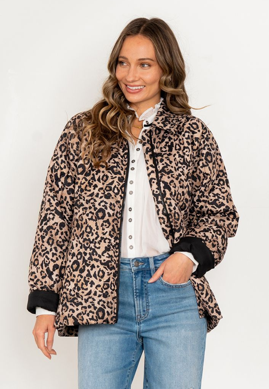 Sew in Love October - Oversized Cheetah Jacket