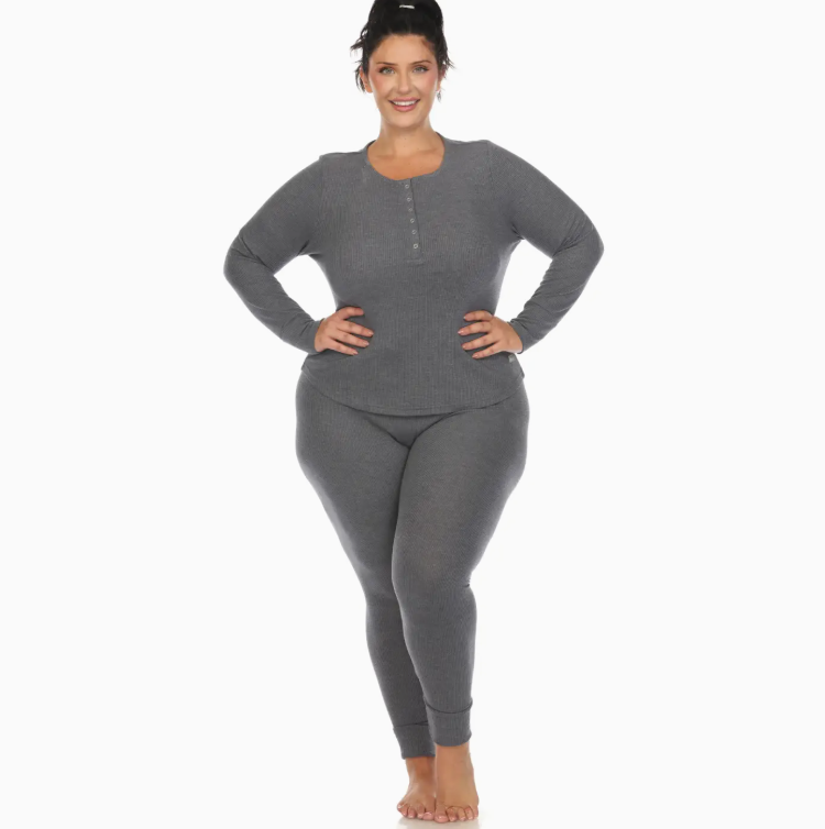 Waffle Pajama 2 Piece Set