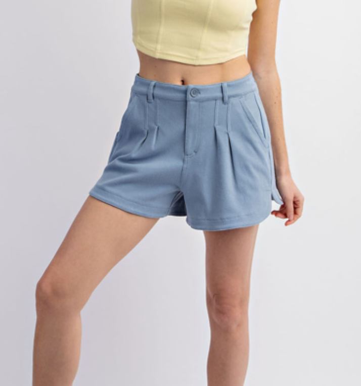 Rae Mode - COTTON STRETCH TWILL SHORTS
