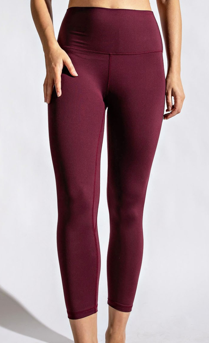 Rae Mode - Lux Butter Capri Legging (Plum)