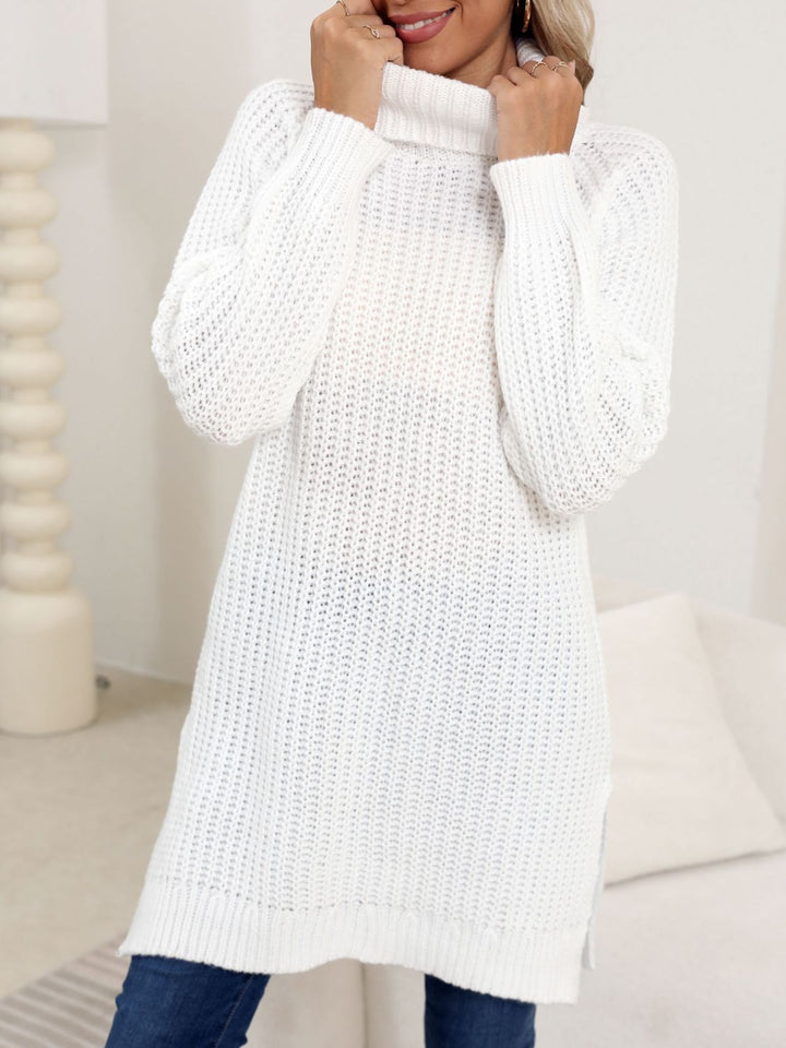 The Bouncing Doodle Turtleneck Long Sleeve Sweater