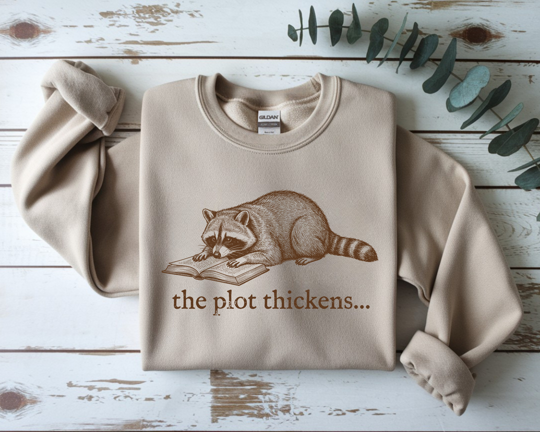 The Plot Thickens Graphic Sweatshirt