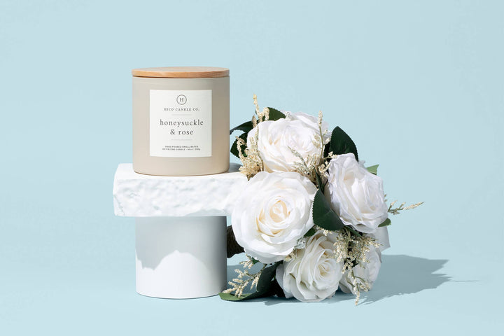 Honeysuckle & Rose - 14oz. Candle