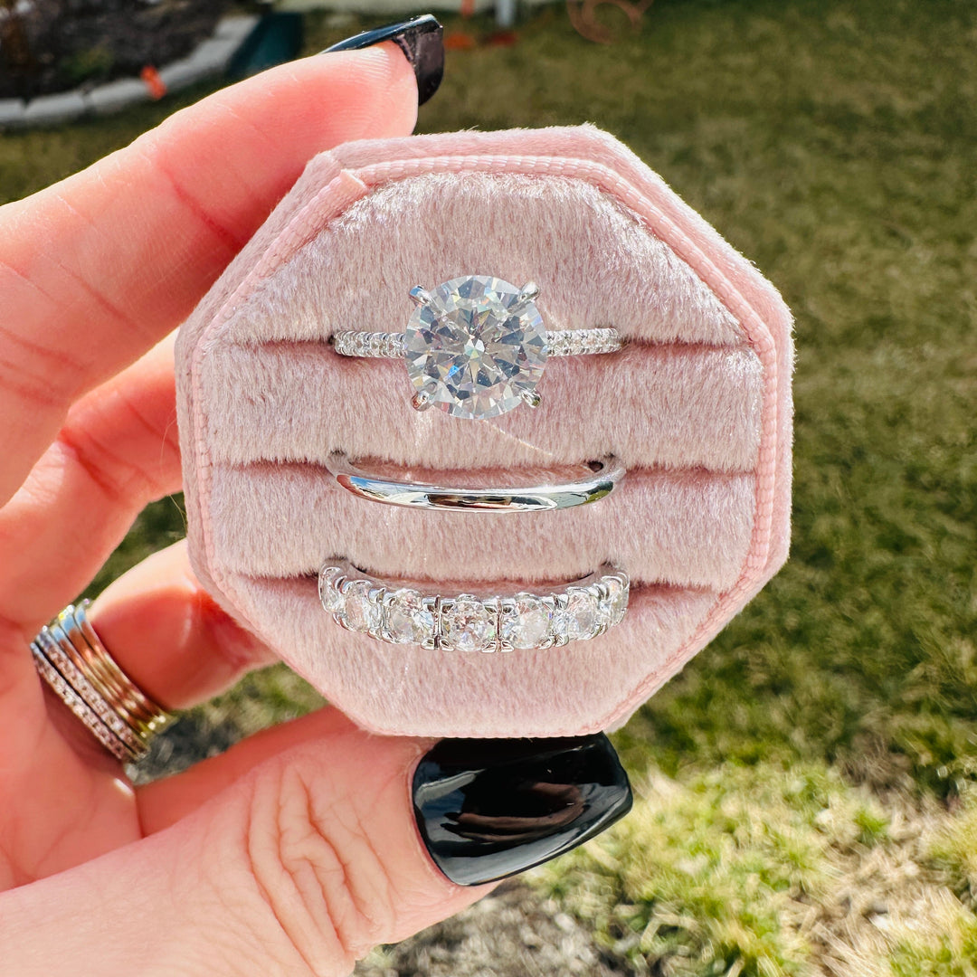 Everleigh Luxe 3 Piece Ring Set- Silver