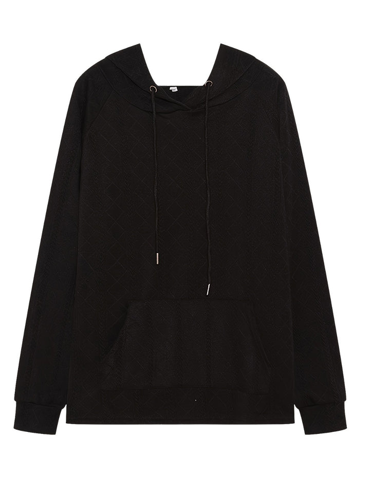 The Bouncing Doodle Drawstring Long Sleeve Hoodie