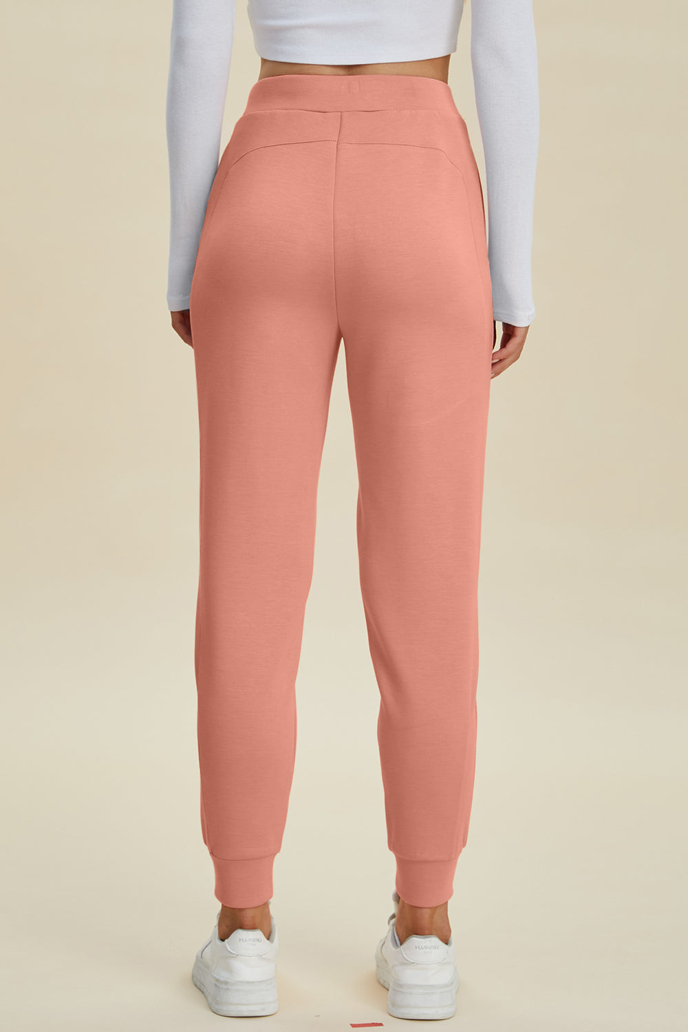 Bouncing Doodle Air Scuba Drawstring High Waist Joggers