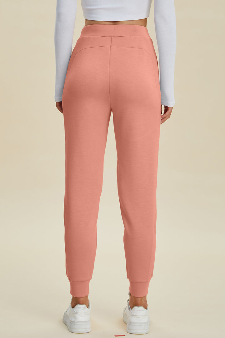 Bouncing Doodle Air Scuba Drawstring High Waist Joggers