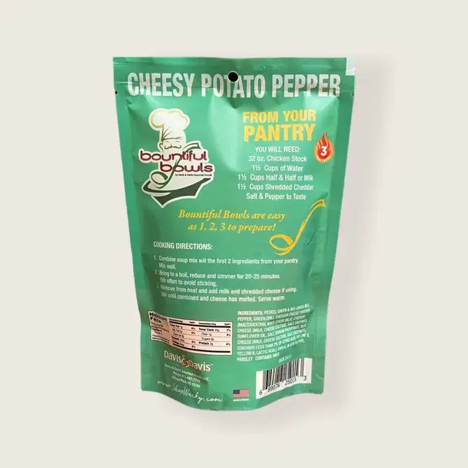 Cheesy Potato Pepper Bountiful Bowl Soup Mix
