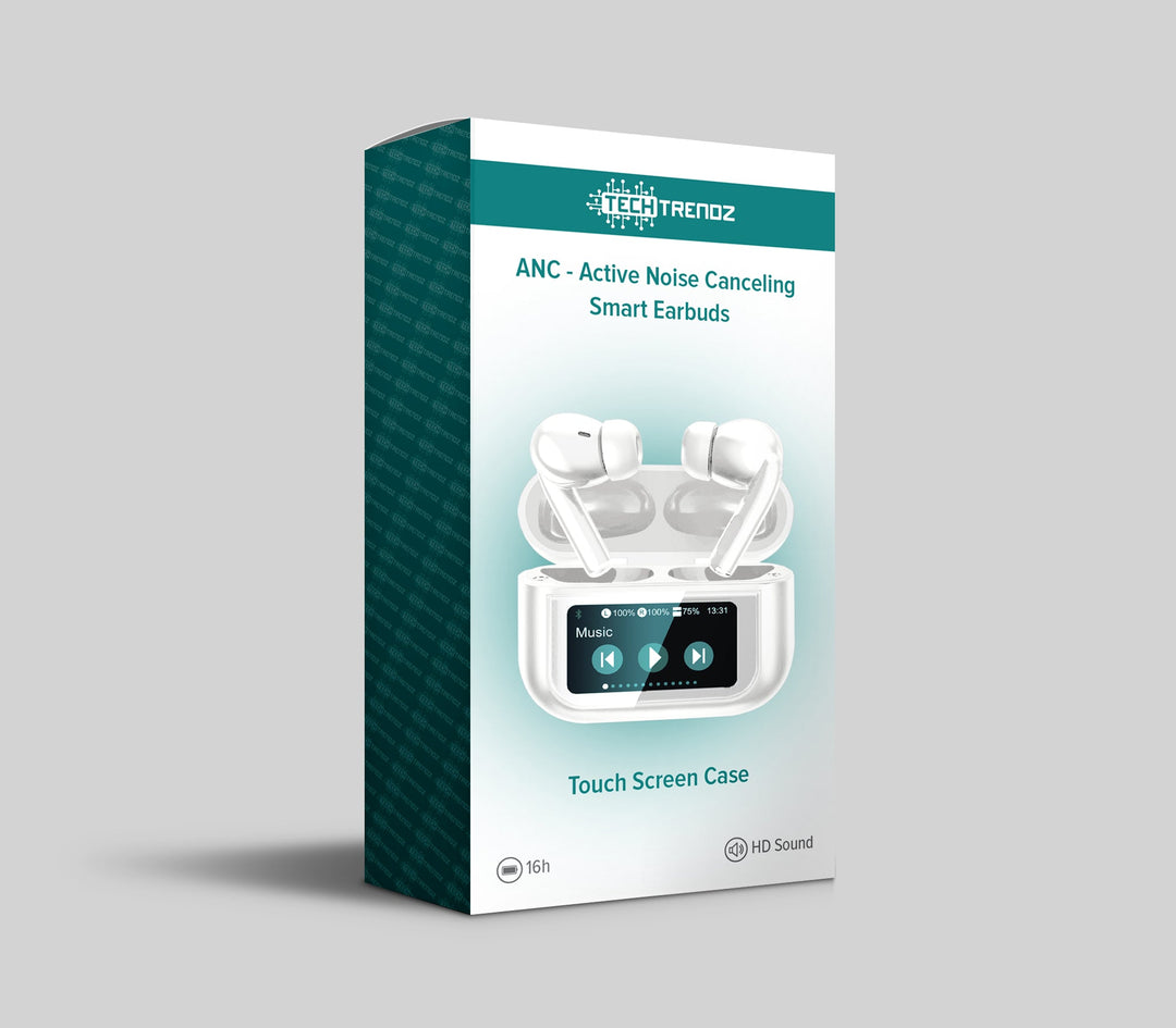 Smart Earbuds w/Active Noise Canceling