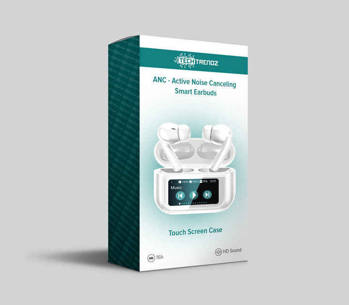 Smart Earbuds w/Active Noise Canceling