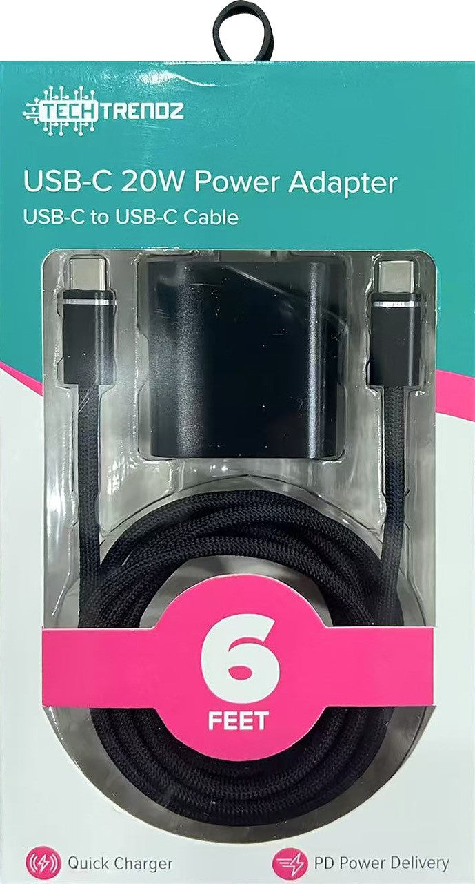 6ft. USBC to USBC Fast Charging Set