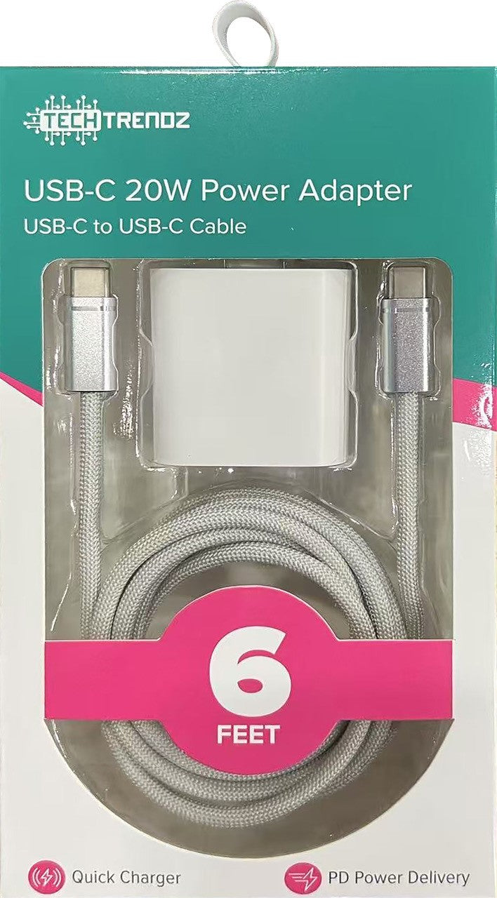 6ft. USBC to USBC Fast Charging Set