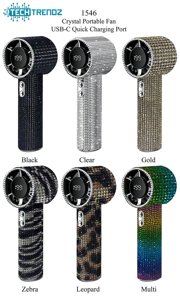 Crystal Handheld Fan