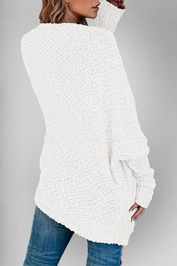 The Bouncing Doodle Open Front Long Sleeve Cardigan with Pockets