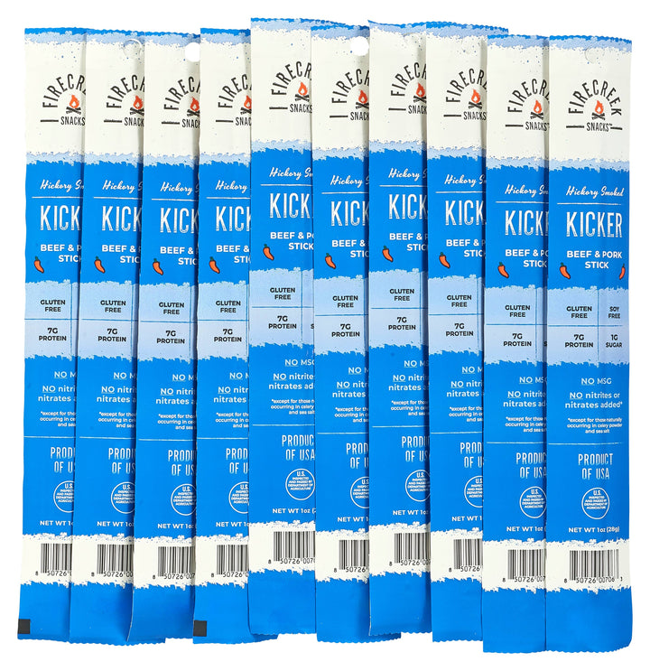 FireCreek Snacks Kicker Spicy Beef & Pork Meat Sticks