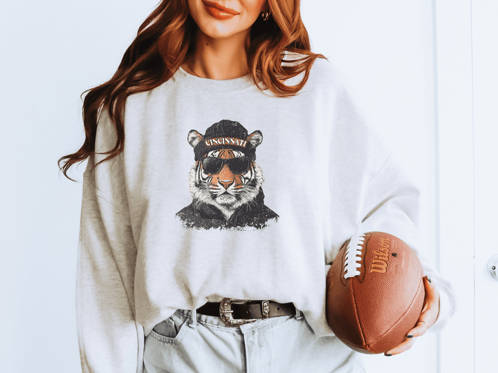 Vintage Bengals Football Graphic Crew