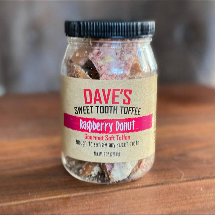 Toffee: Raspberry Donut Toffee