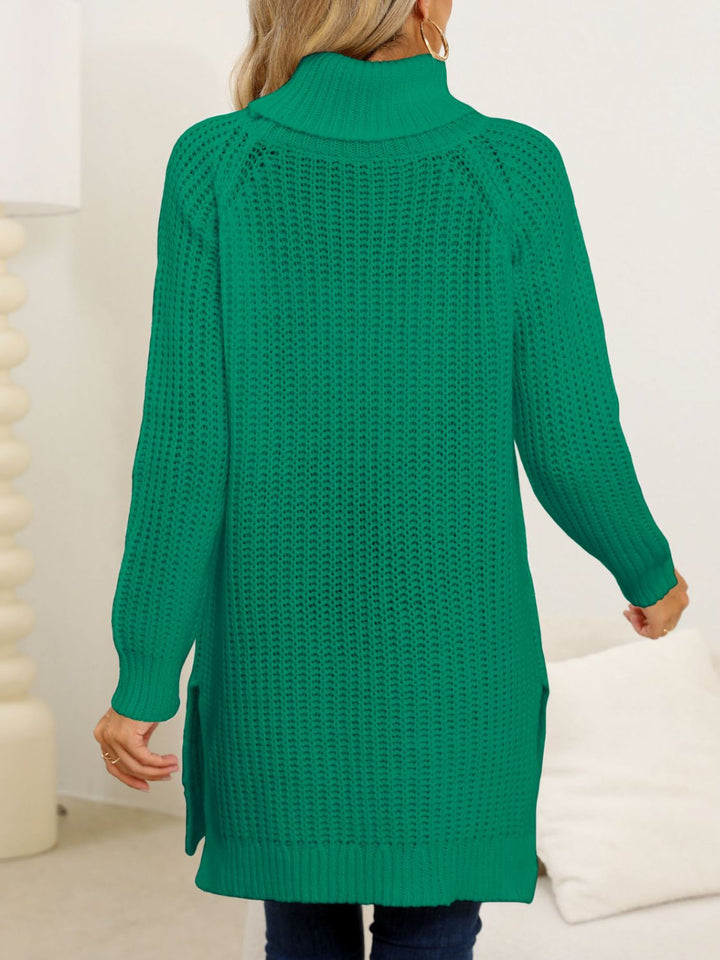 The Bouncing Doodle Turtleneck Long Sleeve Sweater