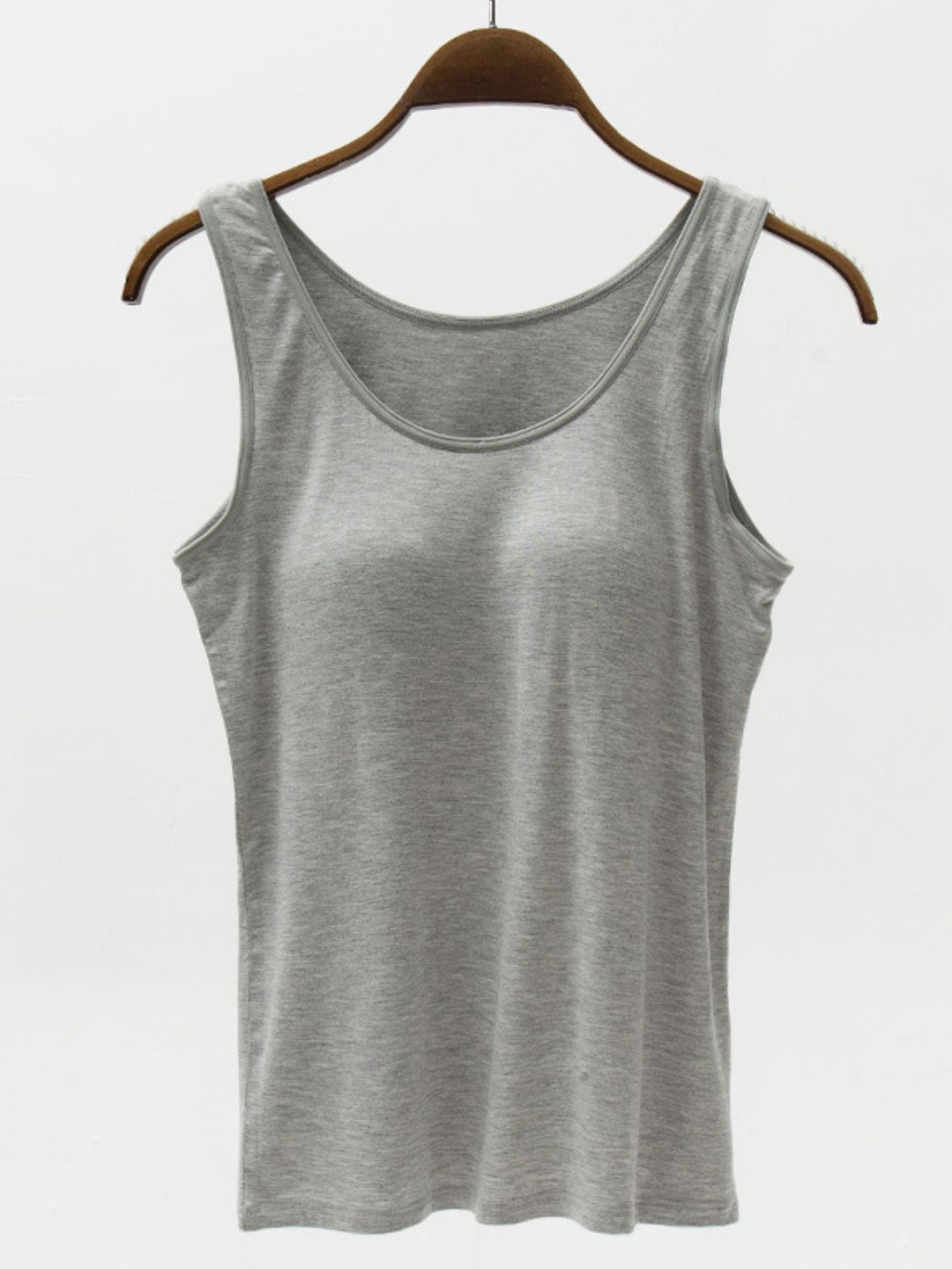 The Bouncing Doodle Full Size Wide Strap Modal Tank with Bra
