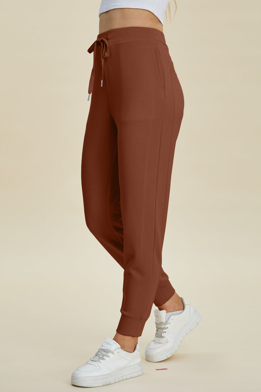 Bouncing Doodle Air Scuba Drawstring High Waist Joggers