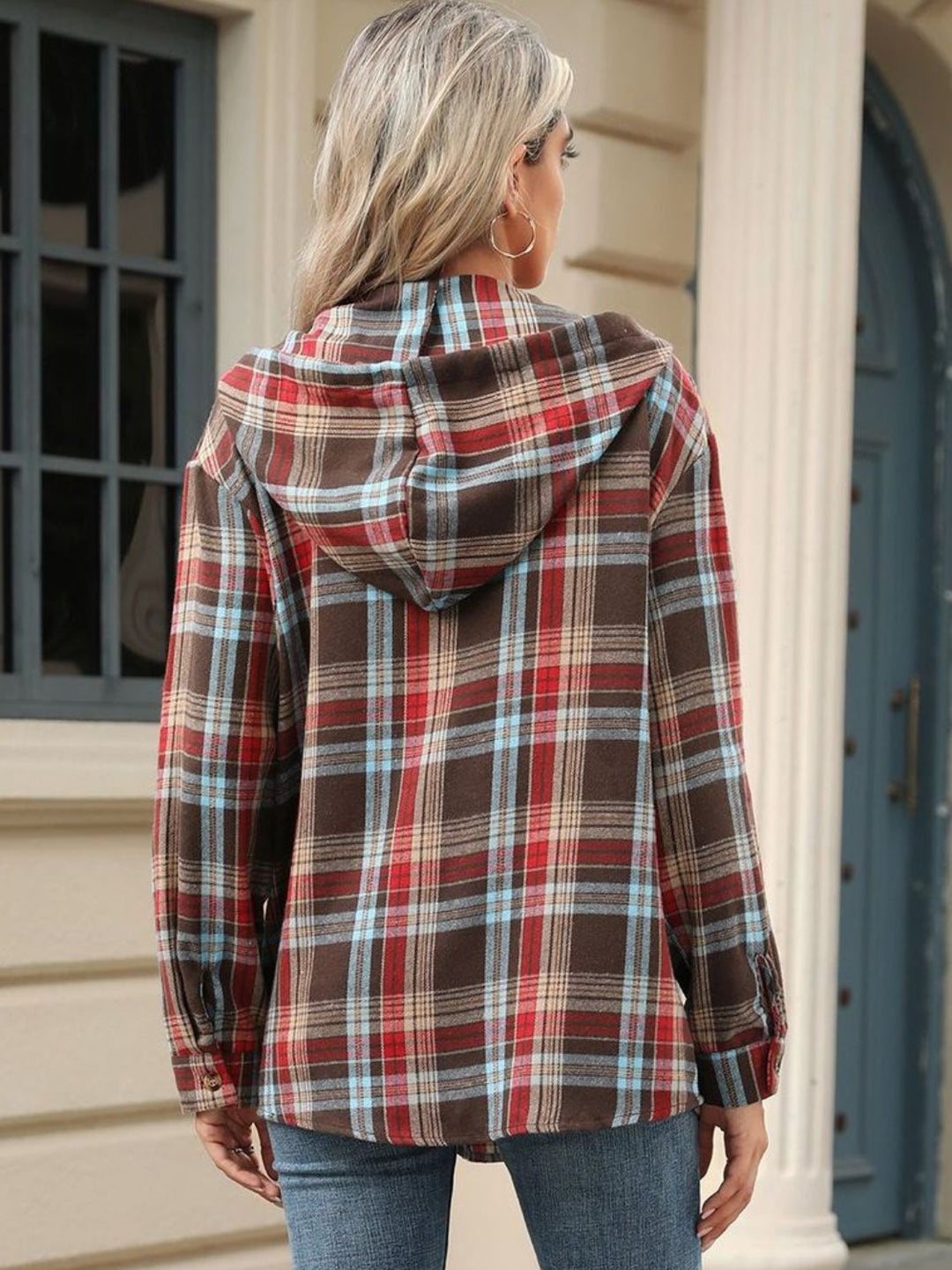 The Bouncing Doodle Plaid Hoodie