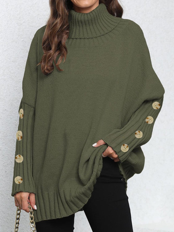 The Bouncing Doodle Turtleneck Long Sleeve Sweater