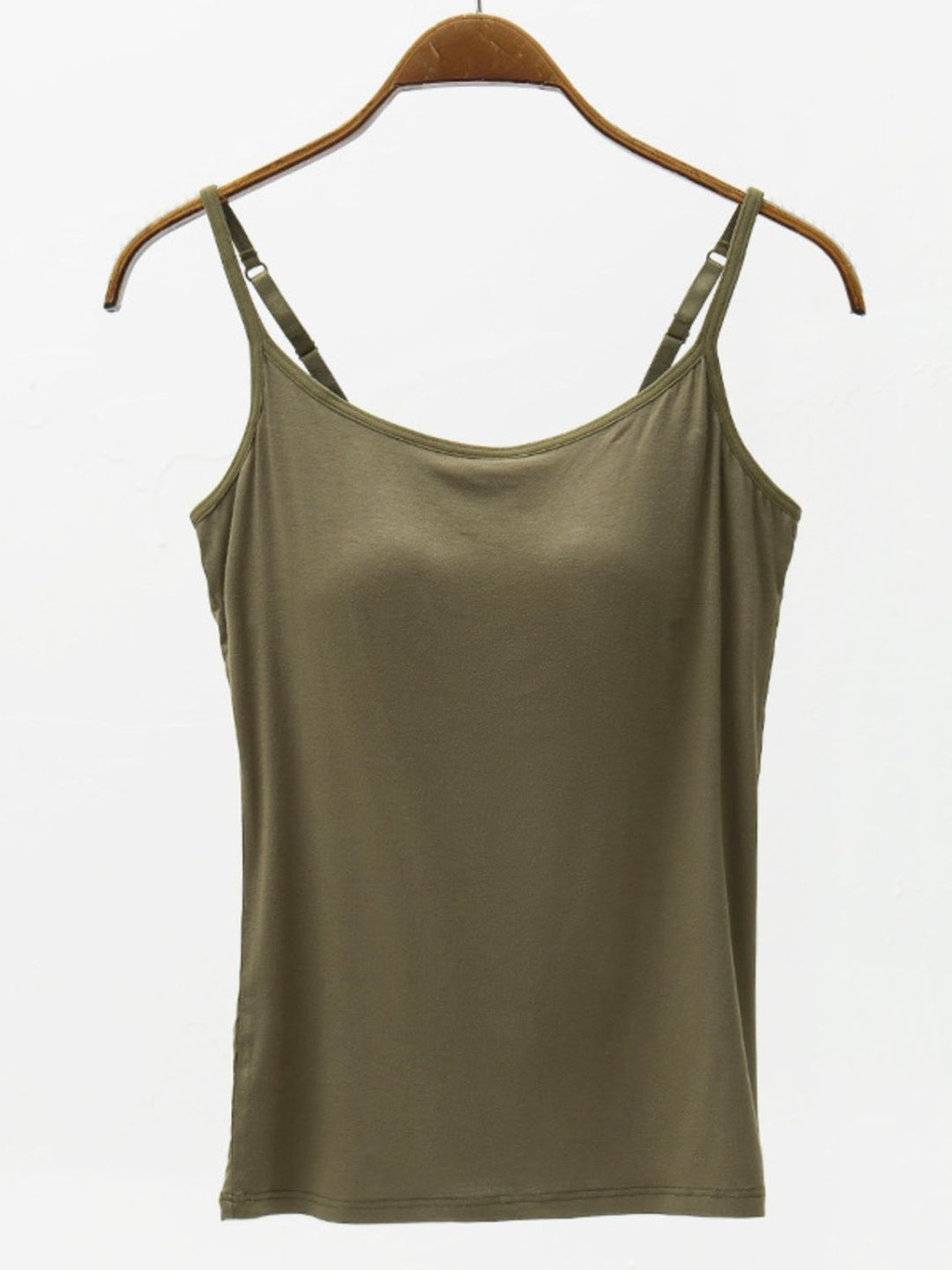The Bouncing Doodle Adjustable Strap Modal Cami with Bra