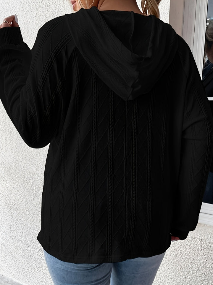 The Bouncing Doodle Drawstring Long Sleeve Hoodie