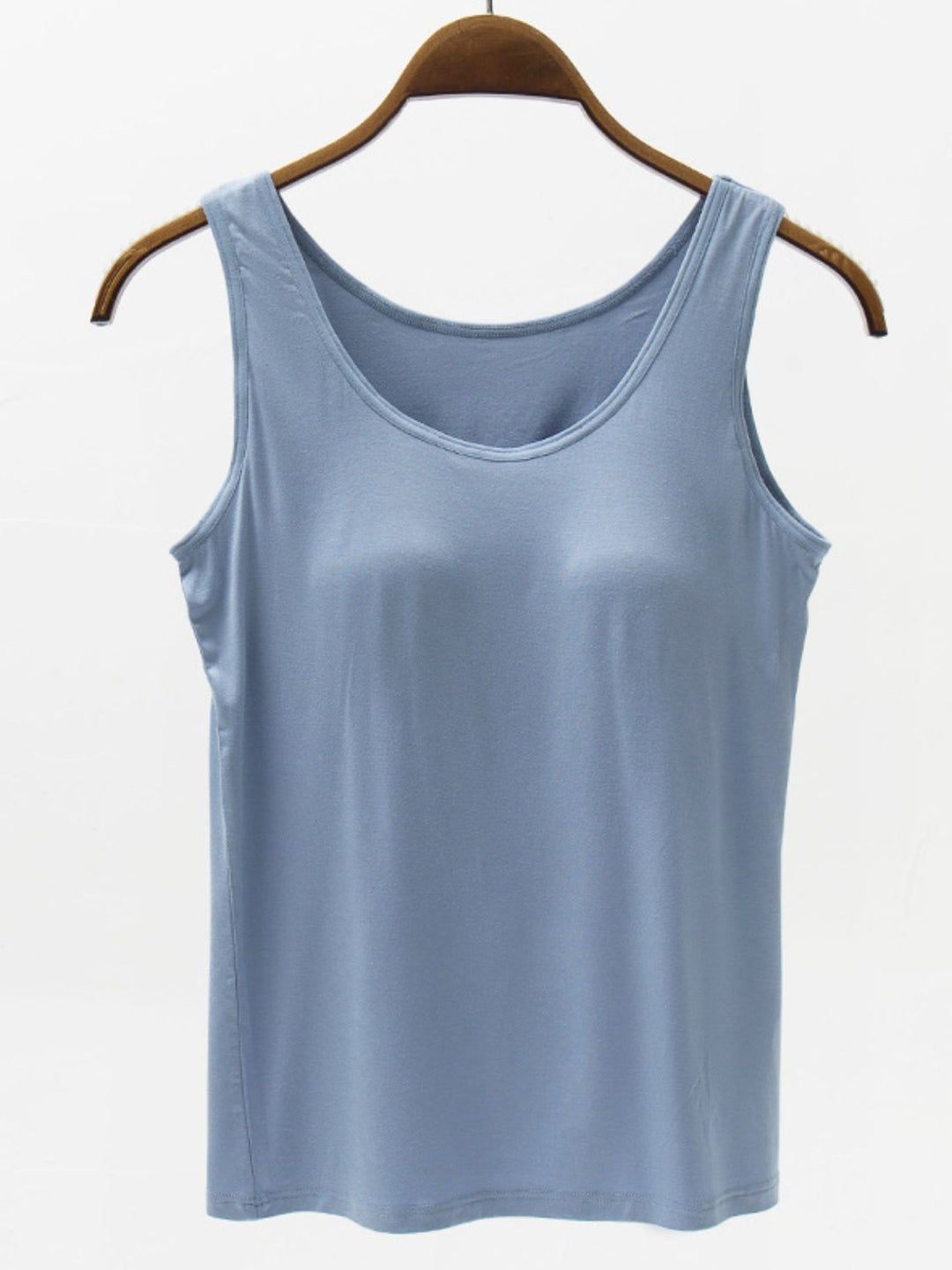The Bouncing Doodle Full Size Wide Strap Modal Tank with Bra