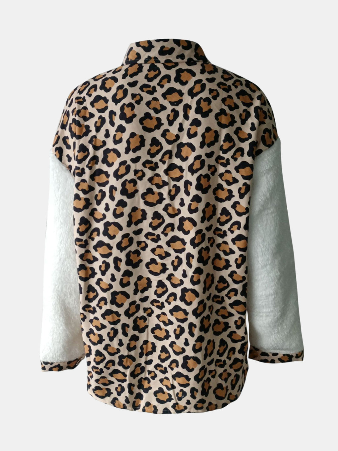 The Bouncing Doodle Fuzzy Button Up Long Sleeve Jacket