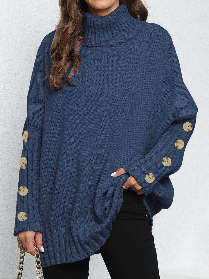 The Bouncing Doodle Turtleneck Long Sleeve Sweater
