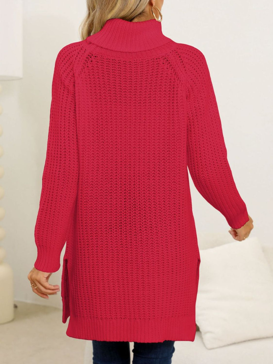 The Bouncing Doodle Turtleneck Long Sleeve Sweater