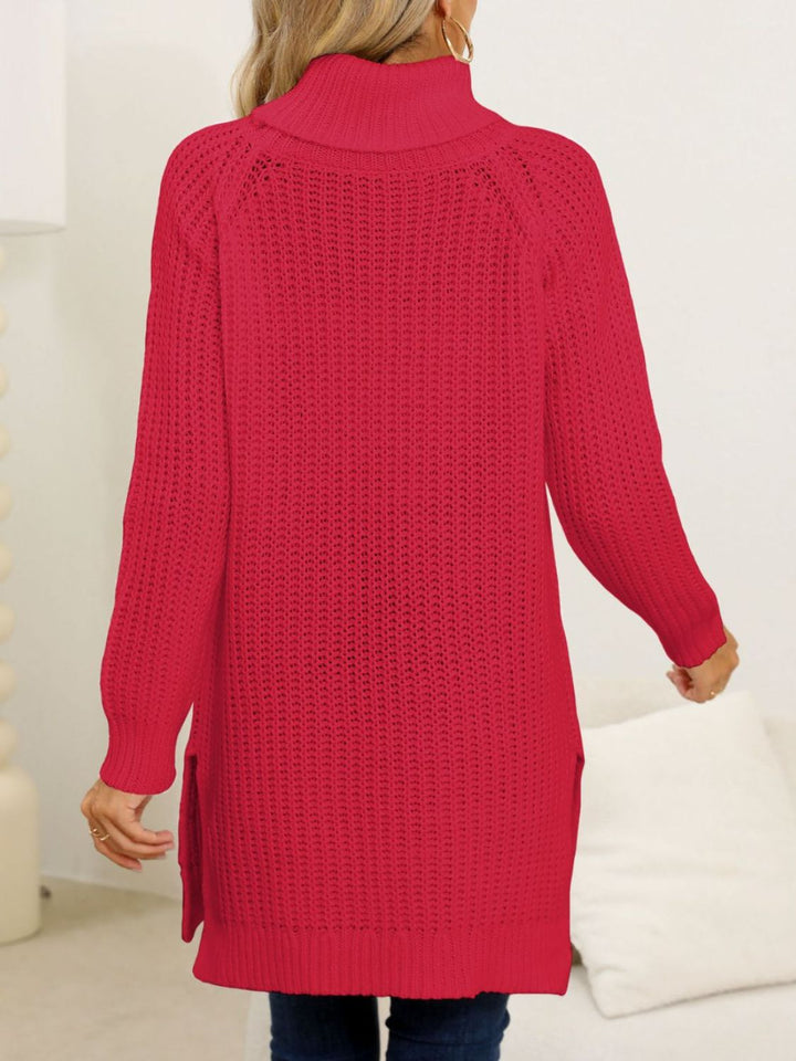 The Bouncing Doodle Turtleneck Long Sleeve Sweater