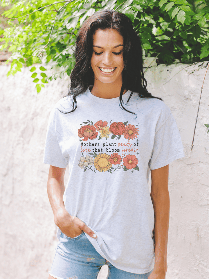 Mothers Plant Seeds Of Love Graphic Tee