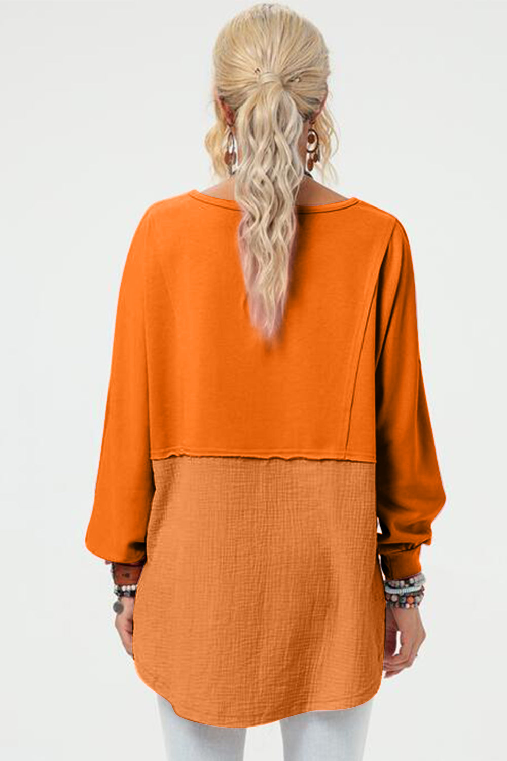 The Bouncing Doodle Long Sleeve High-Low Shirt