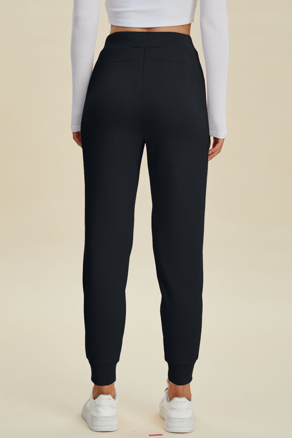 Bouncing Doodle Air Scuba Drawstring High Waist Joggers