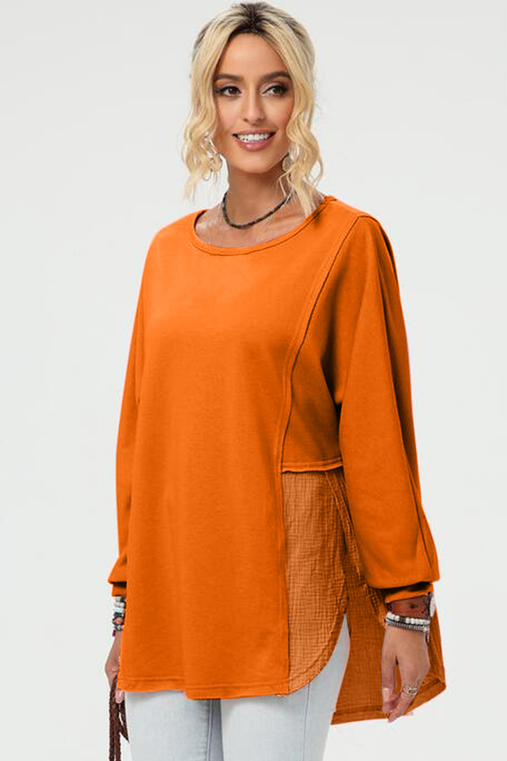 The Bouncing Doodle Long Sleeve High-Low Shirt